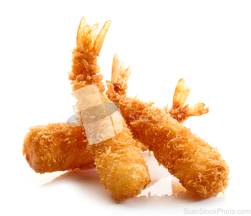 Image of breaded Torpedo shrimps