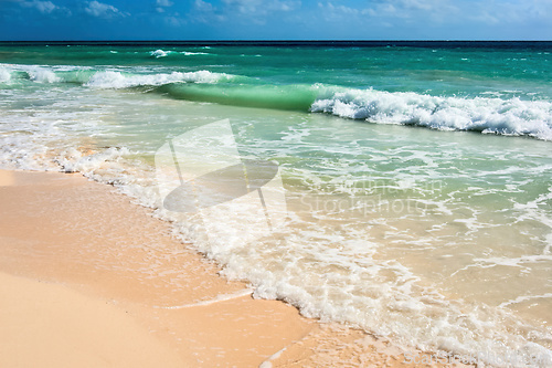 Image of Beautiful beach and sea