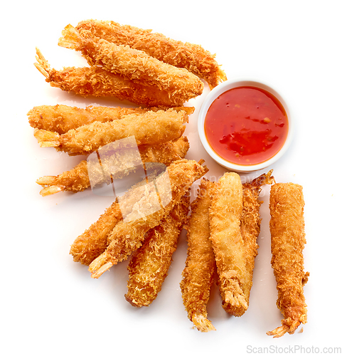 Image of breaded Torpedo shrimps