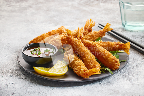 Image of breaded Torpedo shrimps