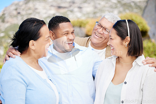 Image of Remember when your dad said no to me. a beautiful family bonding outside.