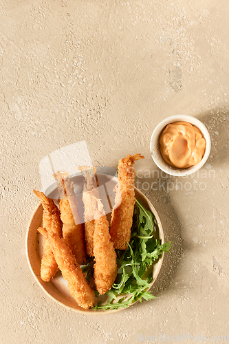 Image of breaded Torpedo shrimps