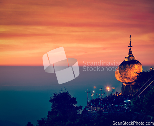 Image of Golden Rock - Kyaiktiyo Pagoda, Myanmar