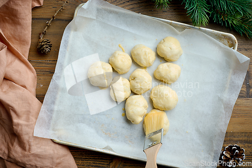 Image of dough balls filled with cheese