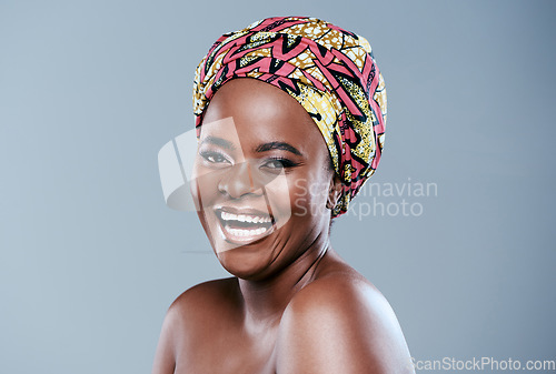 Image of Dont let anyone dull your sparkle. Studio portrait of a beautiful young woman posing against a grey background.