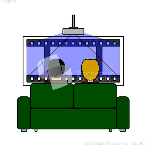 Image of Cinema Sofa Icon