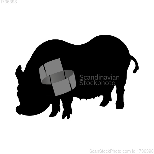 Image of Vietnamese Pig Silhouette