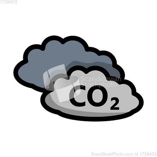 Image of CO 2 Cloud Icon
