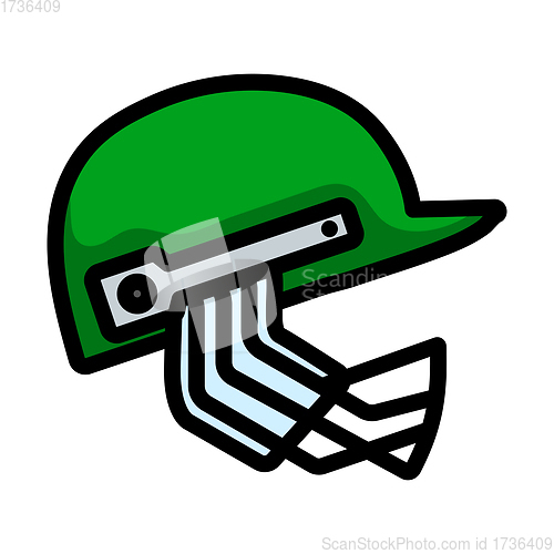 Image of Cricket Helmet Icon