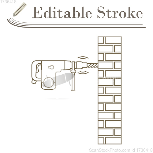 Image of Icon Of Perforator Drilling Wall