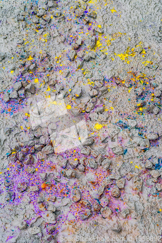 Image of colorful paint splatters