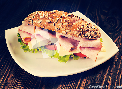 Image of Ham sandwich