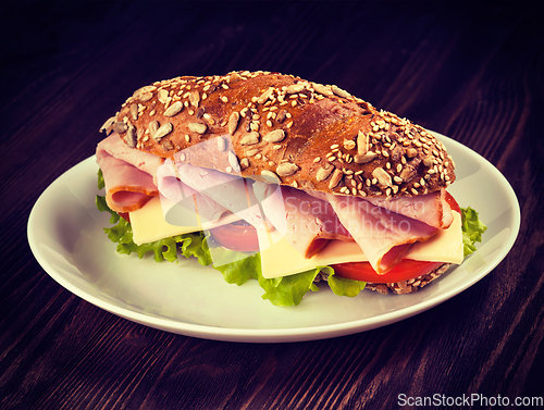 Image of Ham sandwich