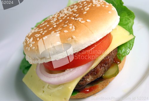 Image of juicy burger