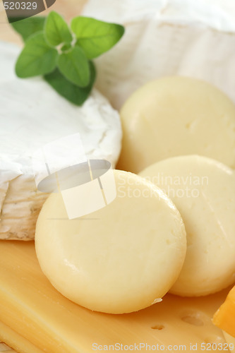 Image of board of cheese