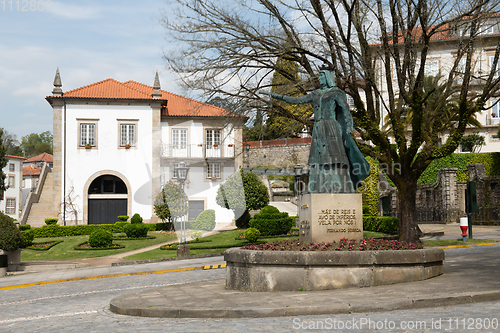 Image of City council square in Ponte de Lima, Portugal