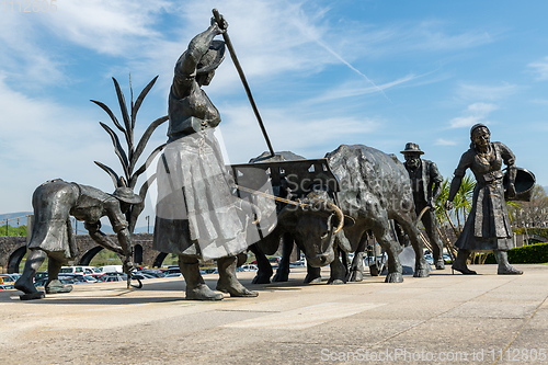 Image of Bronze statues in Ponte de Lima