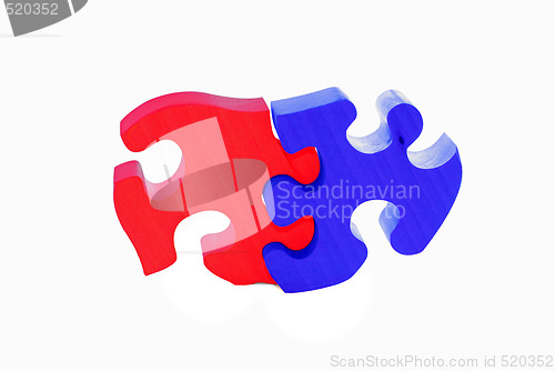 Image of painted wooden puzzle