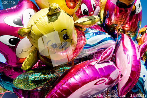 Image of Metallic Balloons