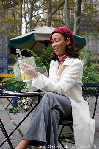 Image of Business Woman In The City