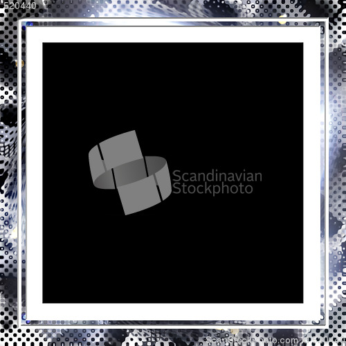 Image of Silver Halftone frame