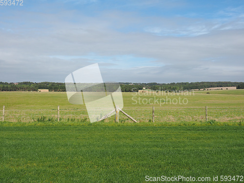 Image of English country panorama in Salisbury