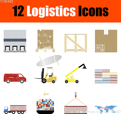 Image of Logistics Icon Set