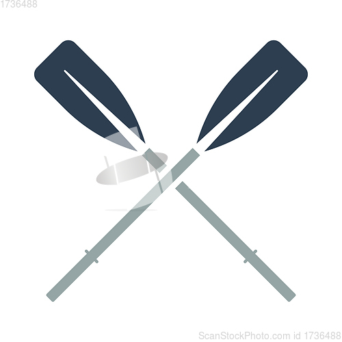 Image of Icon Of Boat Oars