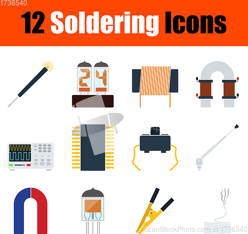 Image of Soldering Icon Set