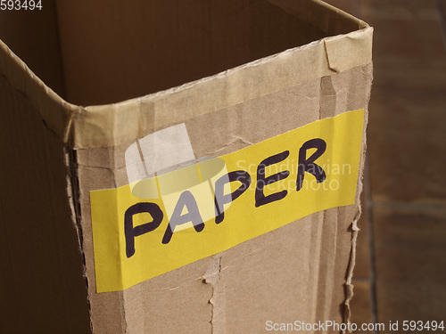 Image of Waste container for paper