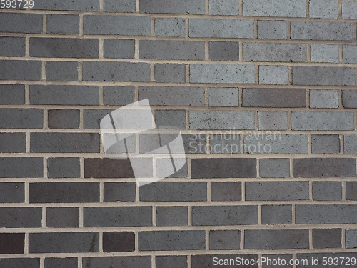 Image of Black brick wall background