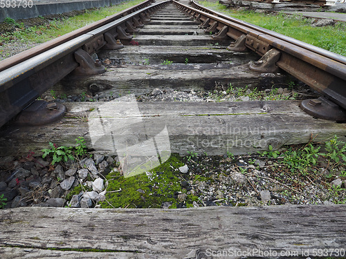 Image of Railway track detail