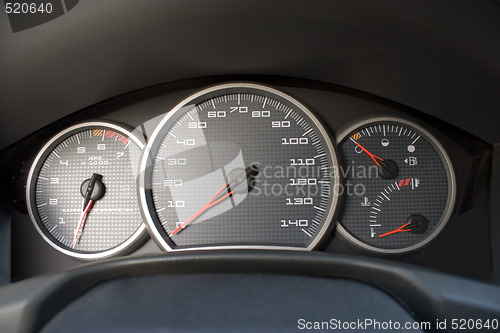 Image of Modern Car Gauge Cluster