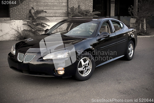 Image of Jet Black Sports Sedan