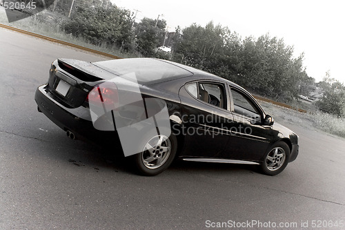 Image of Jet Black Sports Sedan