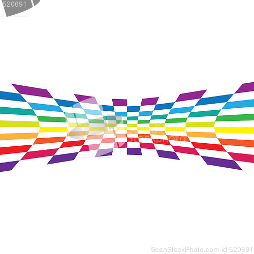 Image of Abstract Rainbow Layout