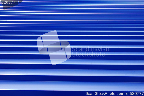 Image of blue metal roof