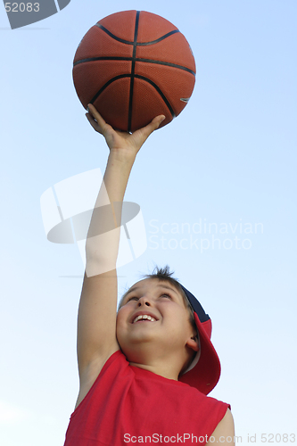 Image of Boy with a basketball