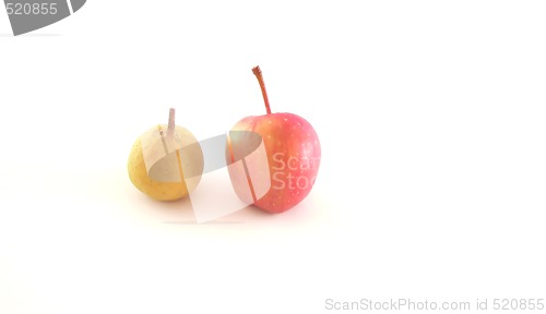 Image of little apple and pear