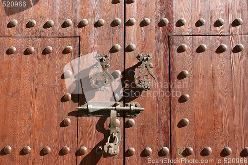 Image of Old door padlock
