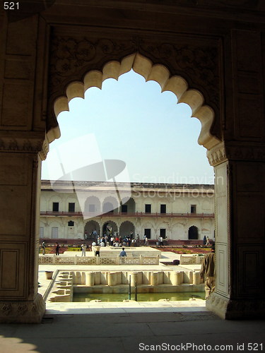 Image of Agra fort. India