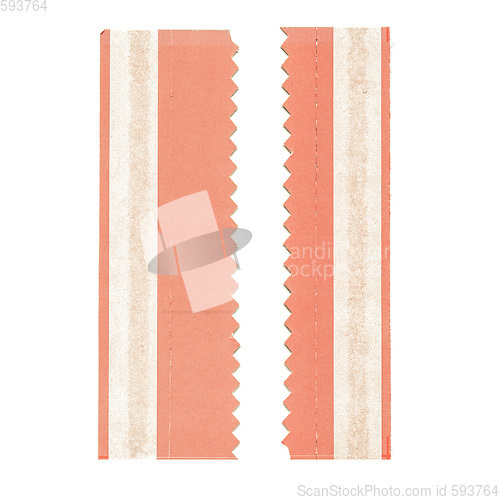 Image of Vintage looking Paper swatch sample