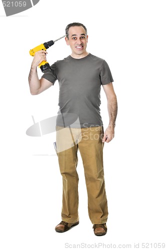 Image of Handyman with a drill