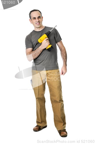 Image of Handyman with a drill