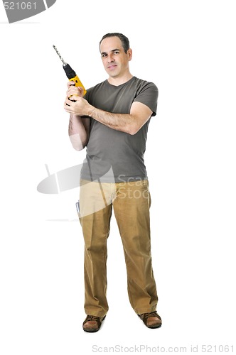 Image of Handyman with a drill