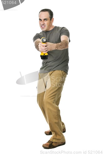 Image of Handyman with a drill