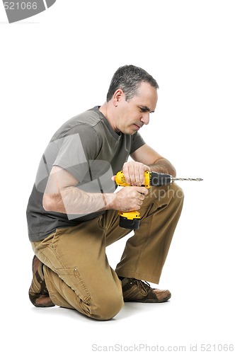 Image of Handyman with a drill