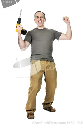 Image of Handyman with a drill