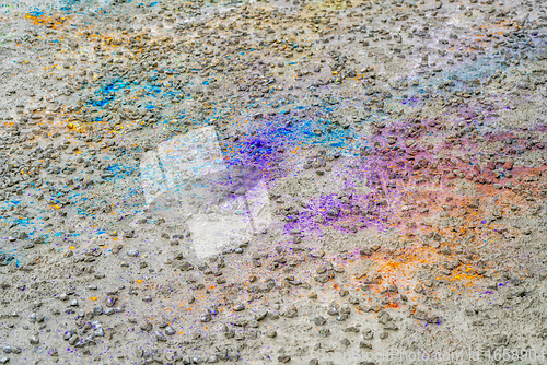 Image of colorful paint splatters