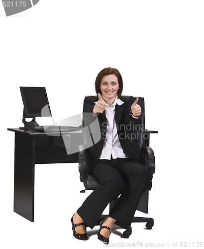 Image of Positive businesswoman